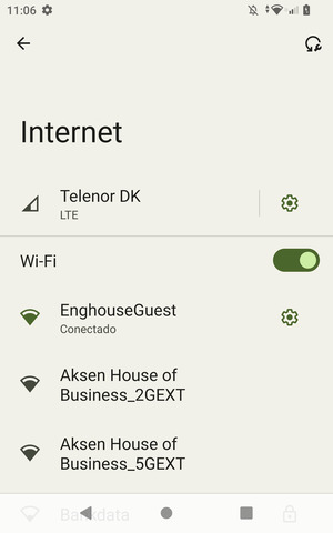 Ahora está conectado a la red Wi-Fi