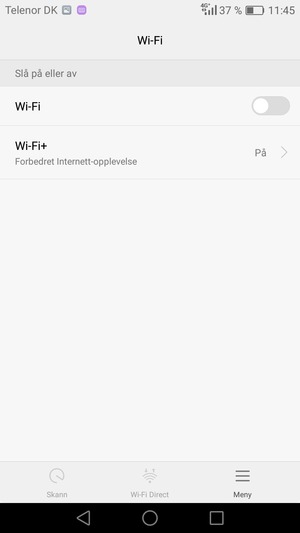 Slå på Wi-Fi
