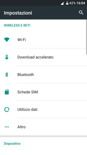 Seleziona Altro