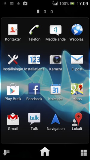 Välj Inställningar