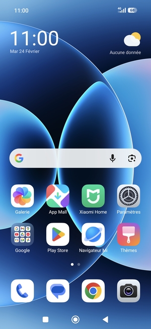 Sélectionnez Téléphone