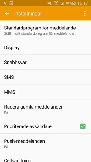 Välj SMS