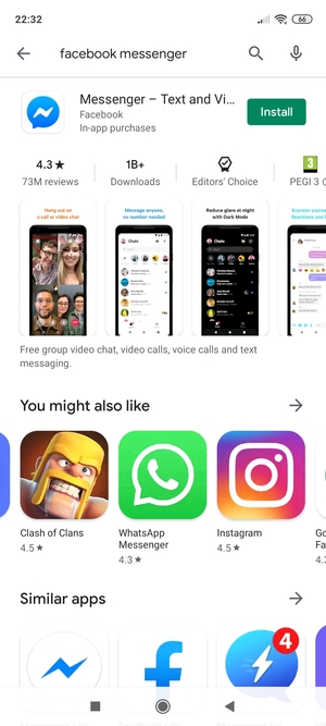 Select the app