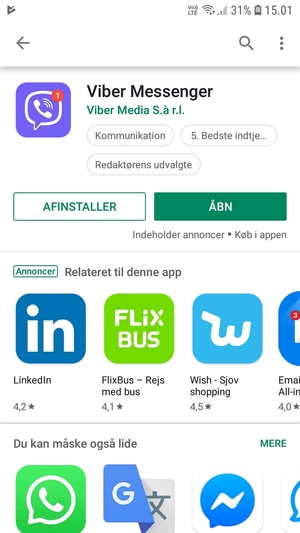 Vælg ÅBN