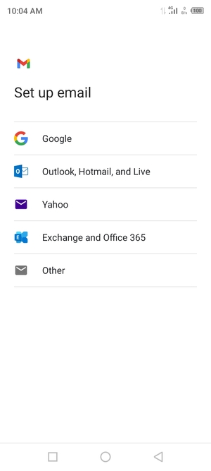 Select Outlook, Hotmail, and Live