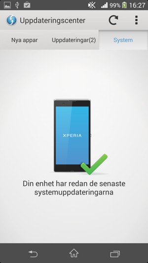 Välj Uppdatera