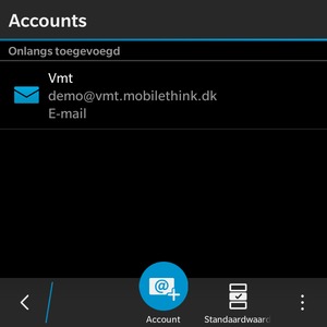 Uw account is klaar voor gebruik
