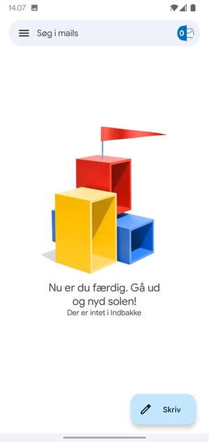 Din Hotmail er klar til brug