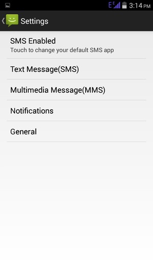 Select Text Message(SMS)