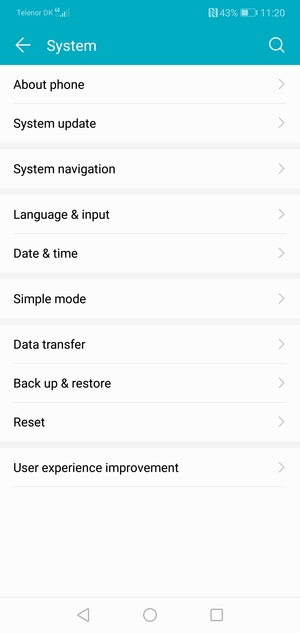Select System update