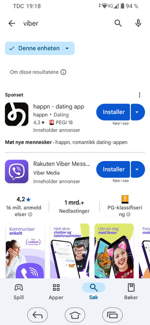 Velg app
