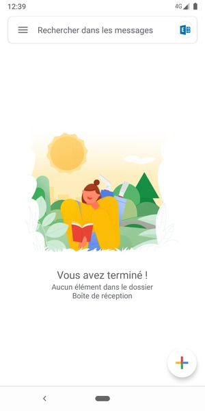 Votre messagerie Gmail est prête à l'emploi