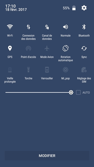 Désactiver Bluetooth