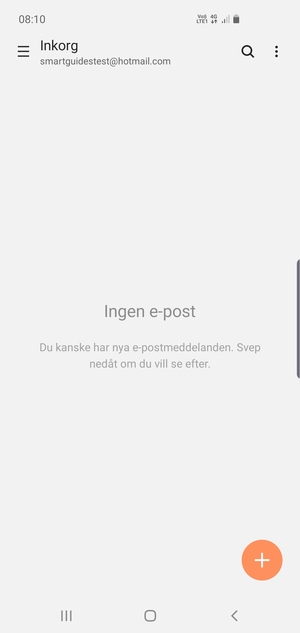 Din Hotmail är klar att användas