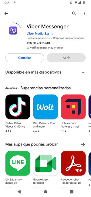 Espere a que el proceso de instalación finalice