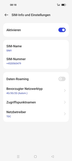 Wählen Sie Zugriffspunktnamen