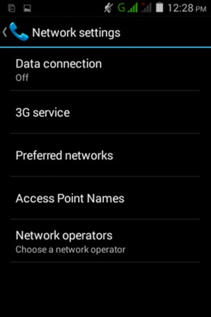 Select Access Point Names