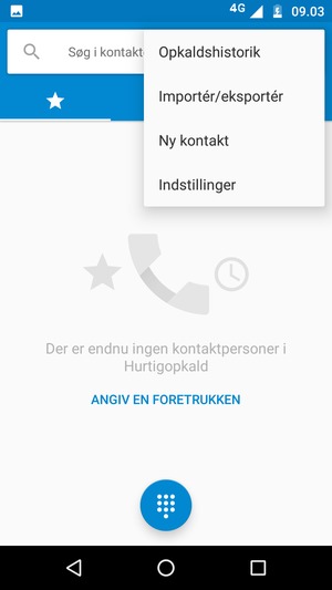 Vælg Indstillinger