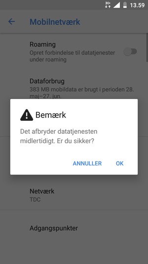 Vælg OK