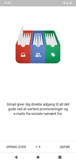 Vælg UDFØR