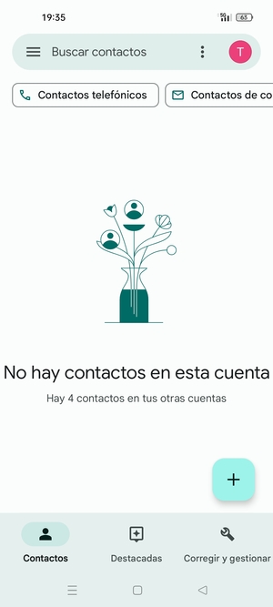 Seleccione Corregir y gestionar