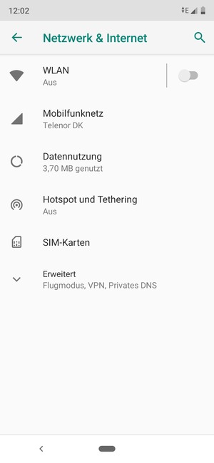 Wählen Sie WLAN