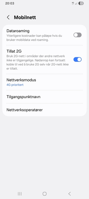 Velg Tilgangspunktnavn