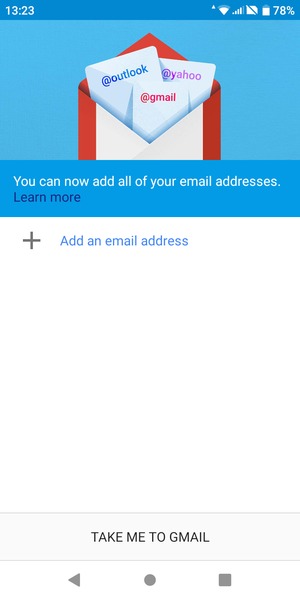 Select Add an email address