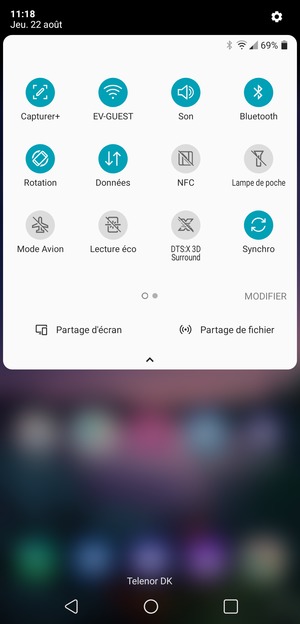 Désactiver le Wi-Fi et le Bluetooth