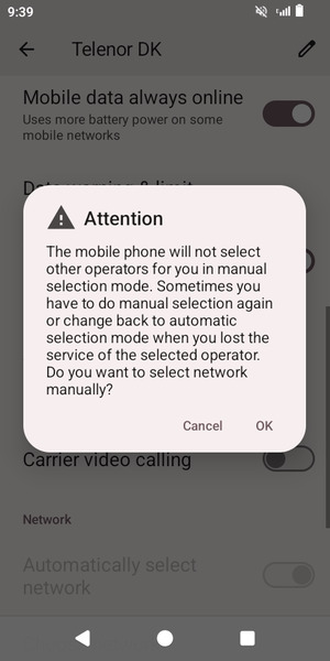 Select OK