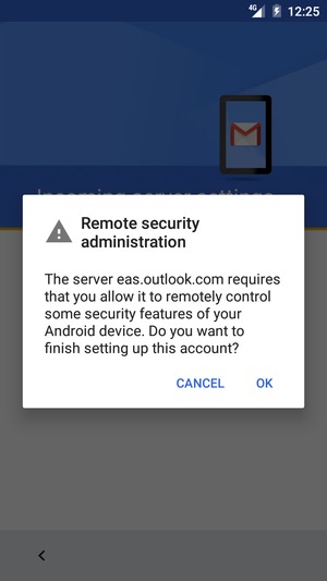 Select OK