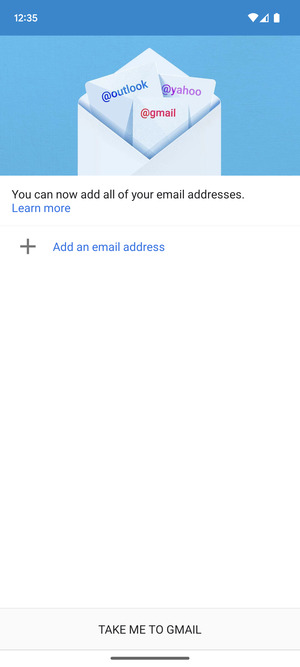 Select Add an email address