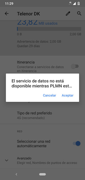 Seleccione Aceptar