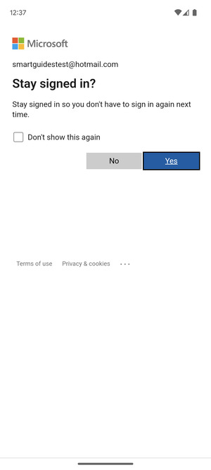 Select your preferred option
