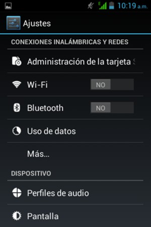 Seleccione Más...