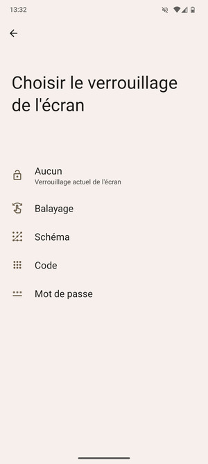 Sélectionnez Schéma