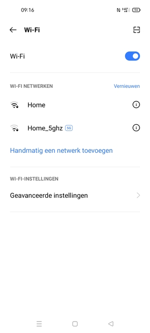 Selecteer het draadloze netwerk waarmee u verbinding wilt maken