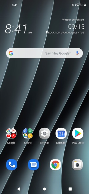 Select the Recent apps button