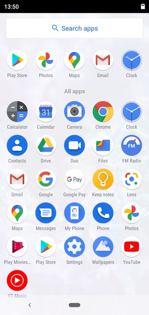 Select Settings