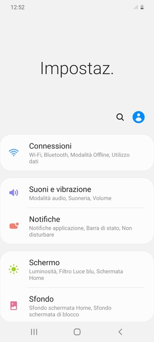 Seleziona Connessioni