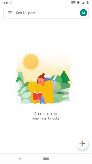 Hotmail er klar til bruk