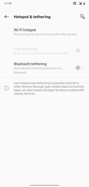 Select Wi-Fi hotspot