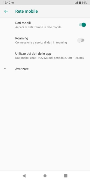 Seleziona Avanzate