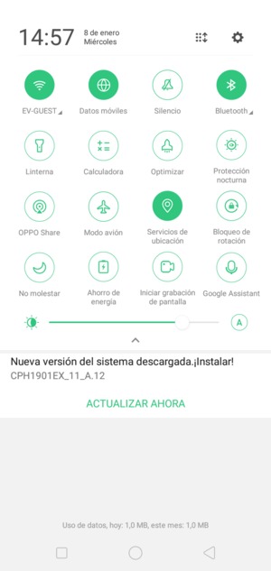 Desactive Wi-Fi y Bluetooth