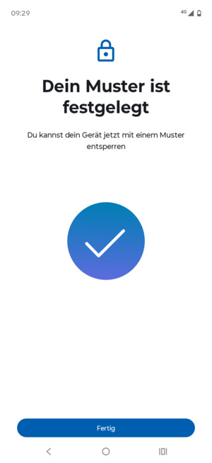 Wählen Sie Fertig
