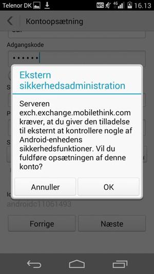 Vælg OK