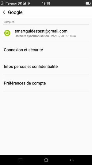 Sélectionnez votre compte