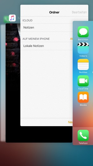 Veeg apps naar boven om ze te sluiten. Dit spaart de batterij.