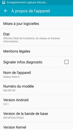 Sélectionnez Mises à jour logicelles