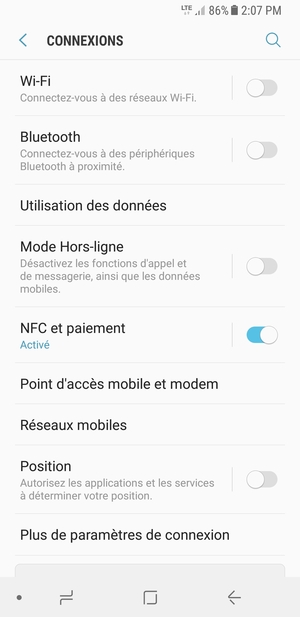 Sélectionnez Réseaux mobiles